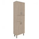 Nerva 60 magas szekrény 4 ajtóval, 2 fiókkal, sonoma tölgy