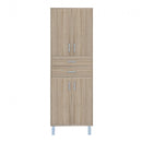 Nerva 60 magas szekrény 4 ajtóval, 2 fiókkal, sonoma tölgy