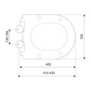Makalu soft-close wc ülőke