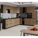 Ajtó mosogatógéphez, okapi dió/fekete, MENZO ZM 713x446