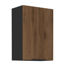Felső szekrény, okapi dió/fekete, MENZO 50 G-72 1F