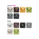 Ülőgarnitúra, textilbőr barna/szövet barna, SANTIAGO U