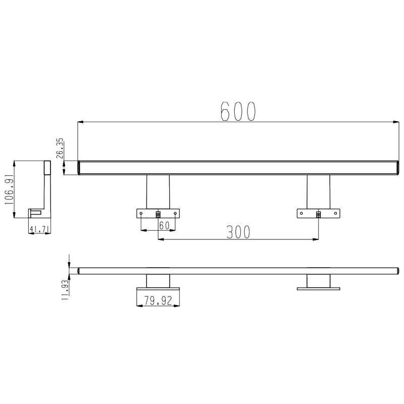 Luxx led lámpa 600mm