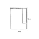 Nerva 75 komplett fürdőszobabútor fehér