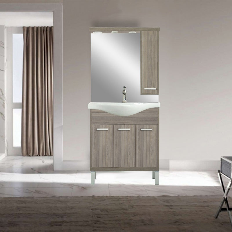 Nerva 75 komplett fürdőszobabútor, Rauna szil