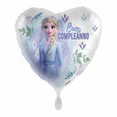 Disney Jégvarázs Elsa Buon Compleanno fólia lufi 43 cm, J-NPR169634