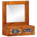 vidaXL Fali Szekrény 40x20x50 cm Tömör Akác