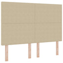 vidaXL Box Spring Ágy Matraccal Világos Zöld Szürke 140x200 cm Kordbársony
