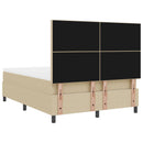 vidaXL Box Spring Ágy Matraccal Világos Zöld Szürke 140x200 cm Kordbársony