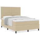 vidaXL Box Spring Ágy Matraccal Világos Zöld Szürke 140x200 cm Kordbársony