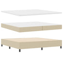 vidaXL Box Spring Ágy Matraccal Világos Zöld Szürke 200x200 cm Kordbársony
