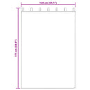 vidaXL Velúr Függönyök 2 db Gombfüles Barna 175x140 cm
