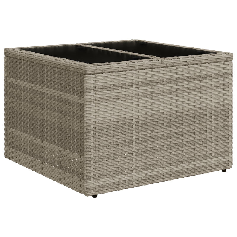 vidaXL Kerti kanapészett 7 darabos Bézs PE Rattan
