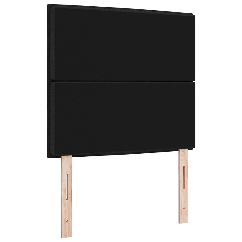 vidaXL Fekete Szövet Fejtámla 100 cm