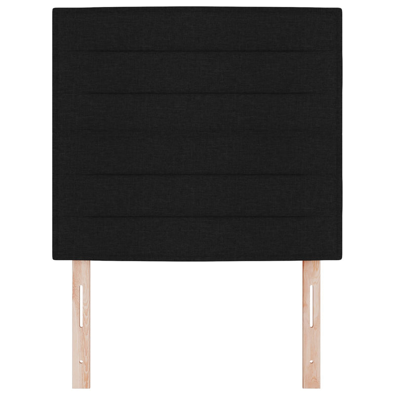 vidaXL Fekete Szövet Fejtámla 100 cm
