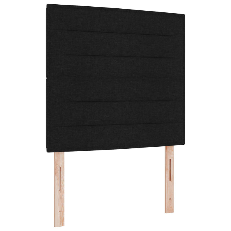 vidaXL Fekete Szövet Fejtámla 100 cm