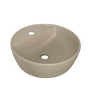 CeraStyle ONE - PULTRA ültethető - Top Counter mosdó - MATT BÉZS - csaplyukas - átm. 42 cm