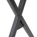 Számítógépasztal, tölgy/fekete, OFIS