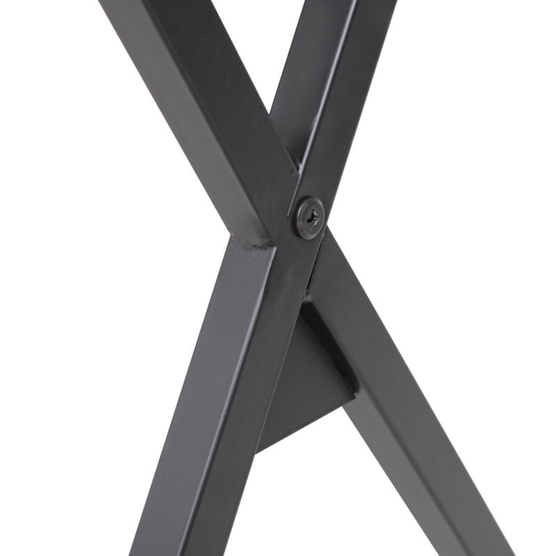 Számítógépasztal, tölgy/fekete, OFIS