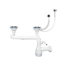 Laveo Szifon kétmedencés dugókiemelős