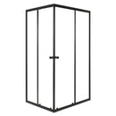 Olga SQ Element 80x90 fekete szögletes zuhanykabin tálca nélkül