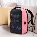 Pixo ledes okos hátizsák rózsaszín