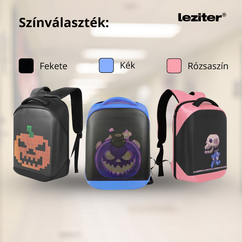 Pixa ledes okos hátizsák rózsaszín