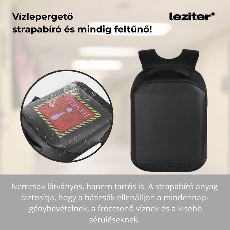 Pixa ledes okos hátizsák rózsaszín