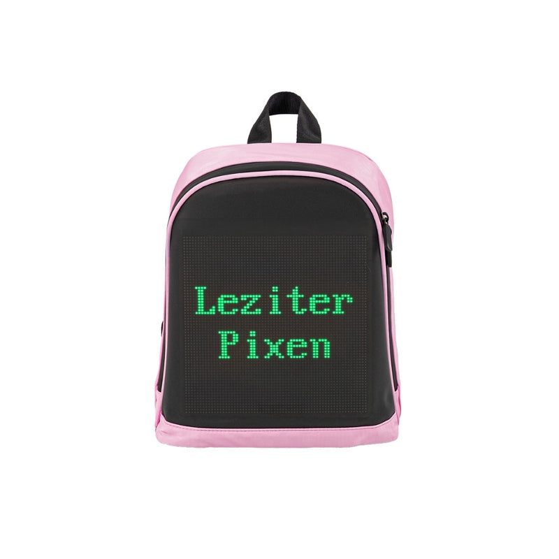 Pixen ledes okos hátizsák rózsaszín