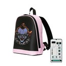 Pixen ledes okos hátizsák rózsaszín