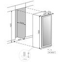 Pando PBE 182-190 CRR érlelő borhűtő, fekete, jobbos