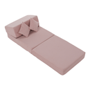 Összecsukható matrac/fotel, 2v1, rózsaszín, PELOS