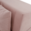 Összecsukható matrac/fotel, 2v1, rózsaszín, PELOS