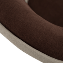 Fotel tárhellyel, bézs/barna, PERSI