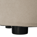 Fotel tárhellyel, bézs/barna, PERSI