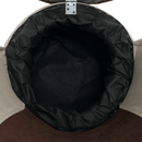 Fotel tárhellyel, bézs/barna, PERSI