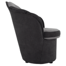 Fotel tárhellyel, sötétszürke/világosszürke, PERSI