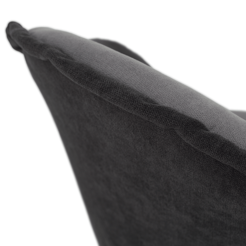 Fotel tárhellyel, sötétszürke/világosszürke, PERSI