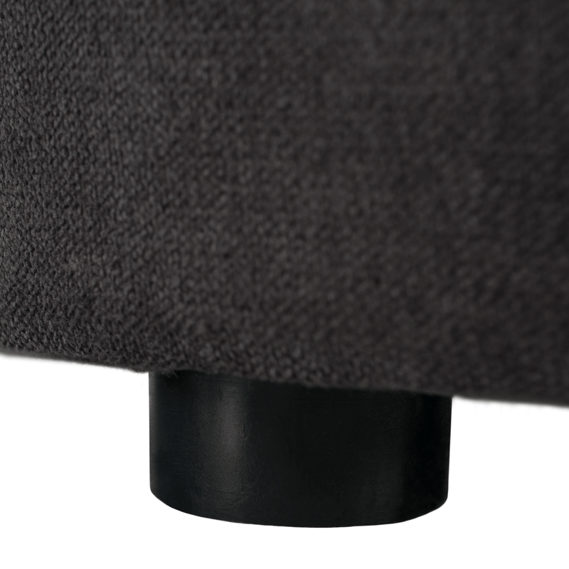 Fotel tárhellyel, sötétszürke/világosszürke, PERSI