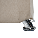 Kinyitható dívány, bézs/barna, PERSI