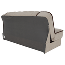 Kinyitható dívány, bézs/barna, PERSI