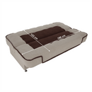 Kinyitható dívány, bézs/barna, PERSI