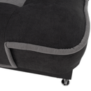 Kinyitható dívány, sötétszürke/világosszürke, PERSI