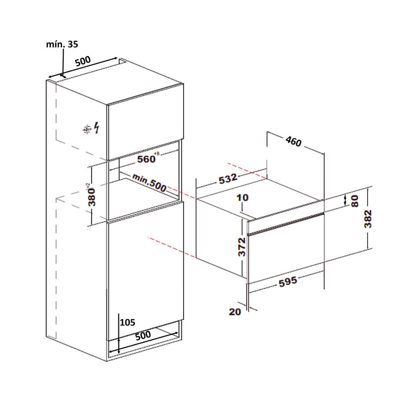 Pando PHM-850 mikrohullámú sütő