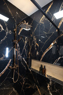 LAVEO POLA fali zuhanyszett csappal, rose gold