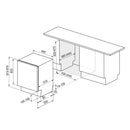 Pando PLB-7146 Teljesen integrált mosogatógép
