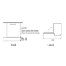 Pando PLB-7146 Teljesen integrált mosogatógép