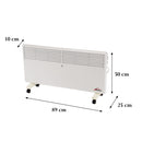 Asama elektromos fűtőtest 1250W/2500W