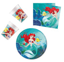 Disney Hercegnők, Ariel Curious party szett 36 db-os 23 cm-es tányérral, J-PNN00040