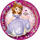Disney Szófia First papírtányér 8 db-os 23 cm, J-PNN84497